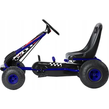 Dětské šlapadlo Dětská šlapací motokára odrážedlo páčka regulace sedadla modrá