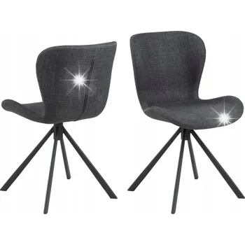 Jídelní židle Otočná židle Batilda-A1 TMAVĚ ŠEDÁ