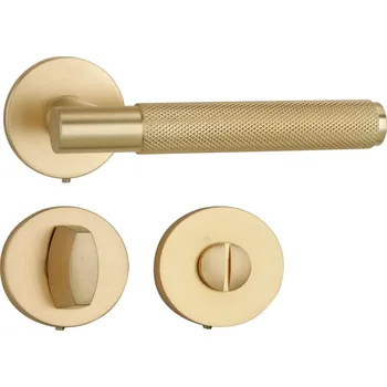 Dveřní kování SORIA WC klika na dveře gold WC Mosadz