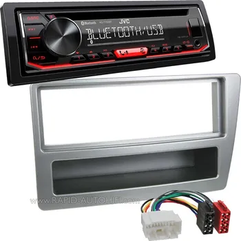 Autorádio Autorádio HONDA Civic 2001-2005 Automatic Klima JVC KD-T702BT Bluetooth s instalační sadou