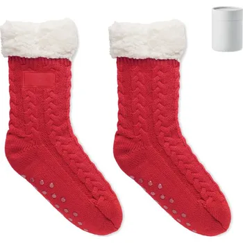 Svíčka Pár ponožek L Canichie l, červená