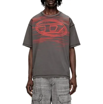 TRIČKO DIESEL T-BOXT-T5 T-SHIRT BLACK