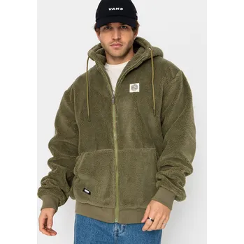 MassDnm Patch Teddy Zip Hoody (olive) L, zelená