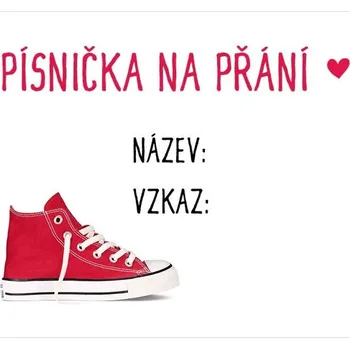 Svatební dekorace Kartička pro DJ 195