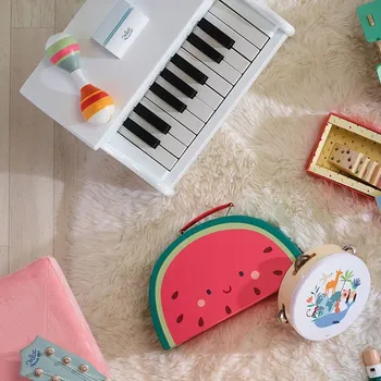 Dřevěná hračka Vilac Dřevěný klavír Zvířata světa Sarah Betz