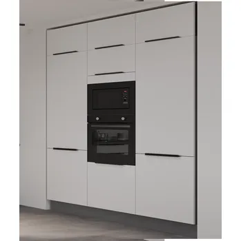 Kuchyňská linka Kuchyňská linka ARIA, sestava A 5, 180 cm, 6 skříněk, bílá/antracit