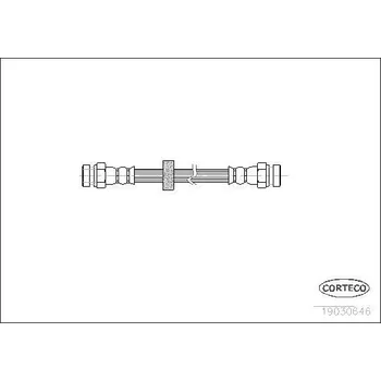 Brzdová hadice Brzdová hadice CORTECO COR19030646