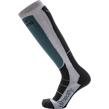 Dámské oblečení SNB & SKI ponožky Meatfly Leeway petrolejová/šedá L