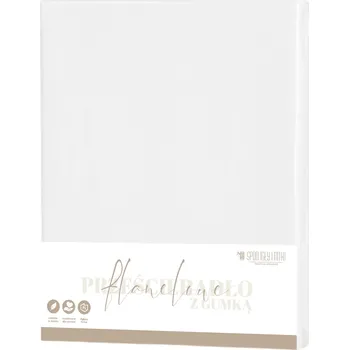 Prostěradlo PROSTĚRADLO FLANELOVÉ S GUMOU BAVLNĚNÉ BAVLNA 220x200 +30cm ZÁLOŽKA