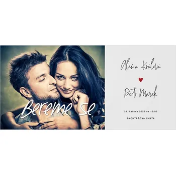 Svatební dekorace Svatební oznámení 4 – Vlastní foto