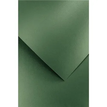 Barevný papír Galeria papieru Designový papír A4 Brillo, 200 g, zelený, 20 ks
