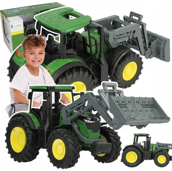 autíčko Traktor Zemědělský s pohyblivou radlicí, měřítko 1:24 Stator Z1002