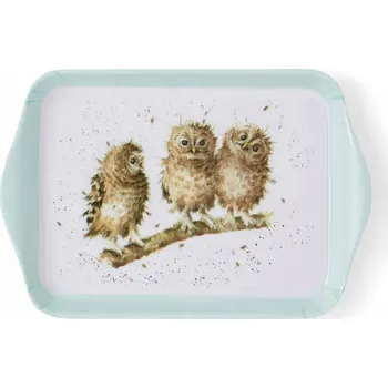 Royal Worcester kuchyňská tác servírovací podnos podložka sovy
