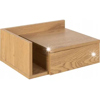 Noční stolek Noční stolek Ashlan II dub závěsný dřevěný