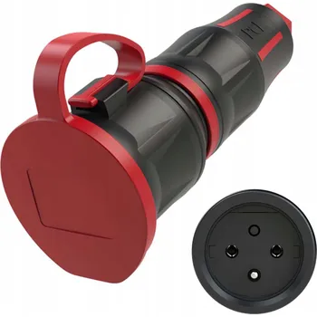 Elektrická zásuvka Přenosná Elektrická Zásuvka podlahová zásuvka Pce černá