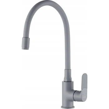 Vodovodní baterie Kuchyňská stojánková baterie Invena JOGA PLUS šedá
