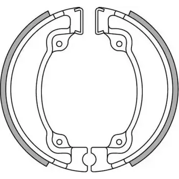 Brzda pro motocykl brzdové obložení (standardní materiál) NEWFREN (2 ks v balení) M572-019
