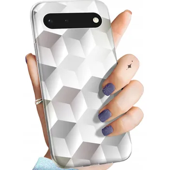 Pouzdro na mobilní telefon Zadní Kryt Hello Case pro Google Pixel 6, bílý