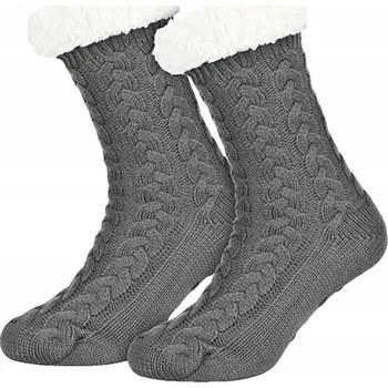 Dámské ponožky Hrubé teplé ponožky papuče domácí s ABS protiskluzovou podrážkou, dámské ponožky