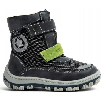 Pracovní obuv Zimní sněhule KOŽENÉ pohodlné ZATEPLENÉ lehké VODĚODOLNÉ Sunway