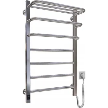 Radiátor Elektrický koupelnový radiátor Navin 350 W 480 x 800 mm stříbrný