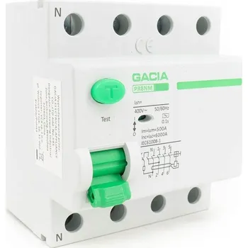 Proudový chránič Proudový chránič Gacia PR8HM 10KA 4P 80A 100MA AC