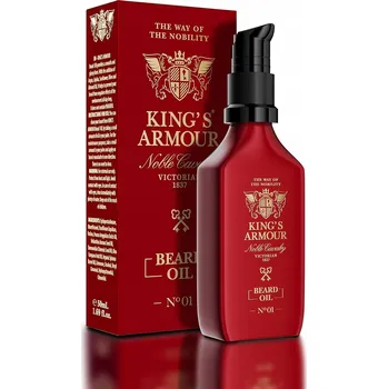 Péče o vousy King's Armour Olej na vousy péče o vousy 50 ml