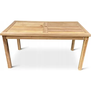 Jídelní stůl Dřevěný stůl obdélníkový 90 x 150 x 75 cm