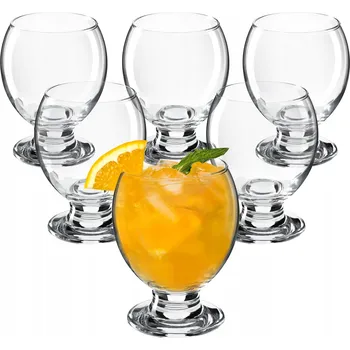 Sklenice KADAX SKLENICE NA NÁPOJE, DEZERTY, DŽUS 280ml 6 Ks