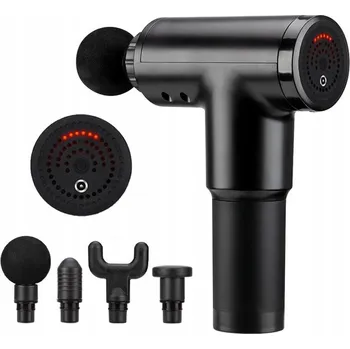 Masážní přístroj VÝKONNÁ MASÁŽNÍ PISTOLE MASÁŽNÍ PŘÍSTROJ NA ZÁDA, TĚLO, KRK A CHODIDLA MASSAGE GUN PRO
