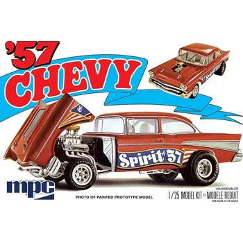 autíčko Model Plastový - Auto 1:25 1957 Chevy Flip Nose Bel Air "Spirit"