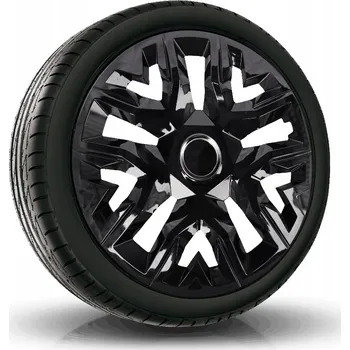 Poklice na kolo Puklice PERFECTO 15" černé pro Alfa Romeo, Audi, BMW, 4 ks