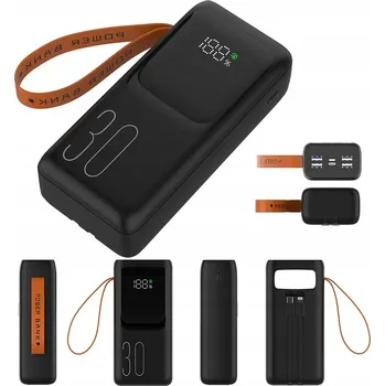 Powerbanka Powerbank Tracer 30000 mAh černý
