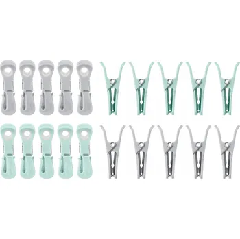 Sušák na prádlo LIVARNO home Kolíčky s háčkem na připnutí oblečení - 20 ks (13/G-218)