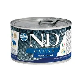 Krmivo pro psa Farmina pet foods - ND N&D DOG konz. OCEAN Adult Trout & Salmon Mini 140g