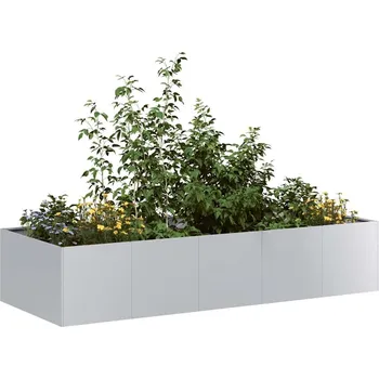 Truhlík vidaXL Truhlík 200x80x40 cm ocel [860758] Barva: Pozinkovaná ocel