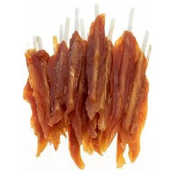 Pamlsek pro psa Hanny food kuřecí prsíčka na buvolí tyčce 500g