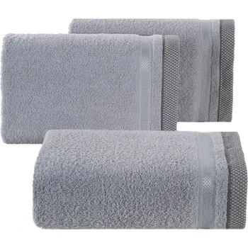 Bytový textil FROTÉ RUČNÍK ABBIE 50X90 CM SVĚTLEŠEDÁ