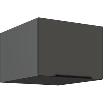 Kuchyňská skříňka 50 NAGU-36 1F, Horní kuchyňská skříňka o hloubce 57 cm, Aria grafit/antracit