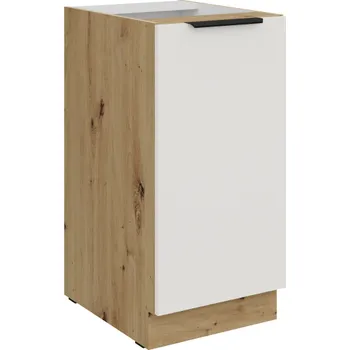 Kuchyňská skříňka 40 D 1F BB, Spodní kuchyňská skříňka Aria bílá/artisan