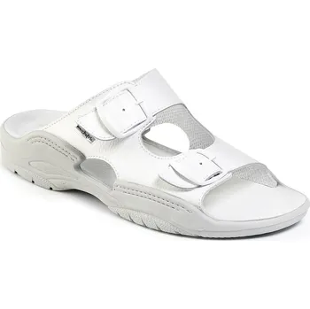 Pánská zdravotní obuv Pantofle OTMAR zdravotní obuv pánská bílá 2O-M11 Medistyle 43