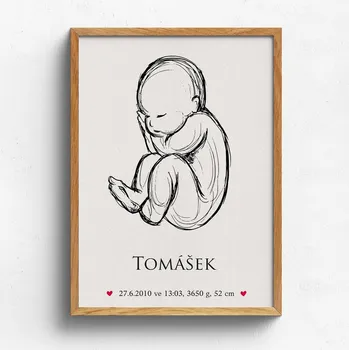 Plakát Plakát Narození miminka 2