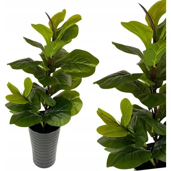 umělá květina Květina v květináči 70 cm FÍK LYROVÝ FIGOVNÍK umělý 48 cm V KVĚTINÁČI