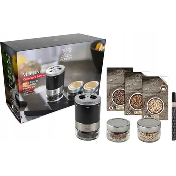 Kuchyňský mlýnek Ruční mlýnek Peugeot , sklo černé