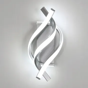 Nástěnné svítidlo LED nástěnné svítidlo vnitřní moderní stříbrné 22W 6500K