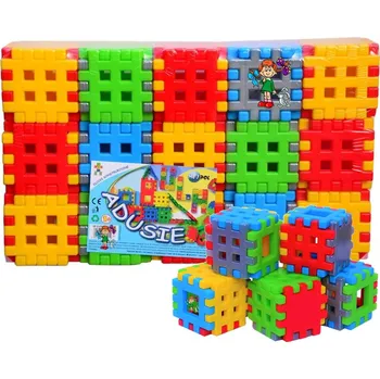 ostatní stavebnice Stavebnice MejPol Adusie Mini 90 dílů 6,5 x 6,5 cm