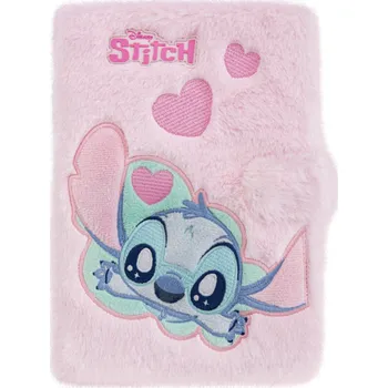 Diář Patio Deníček / diář STITCH Fluffy Pink A5 – 80 listů