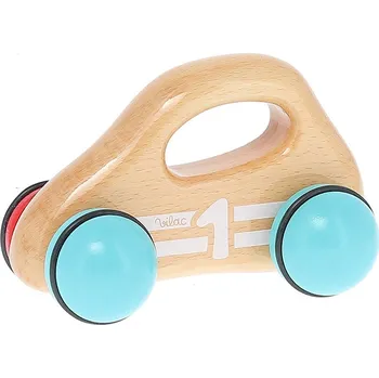 Dřevěná hračka Vilac Závodní auto Brouk přírodní