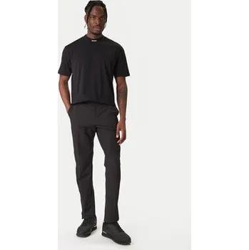 Pánská móda BOSS T-Shirt Tee Collar 50555527 Černá Regular Fit XXL