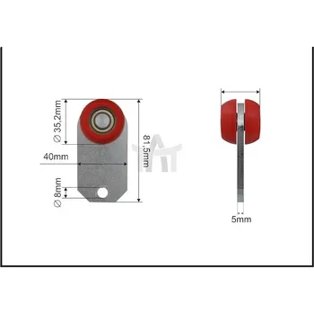 Rolna plachty EDSCHA seříznuté kolo MTX-735009
